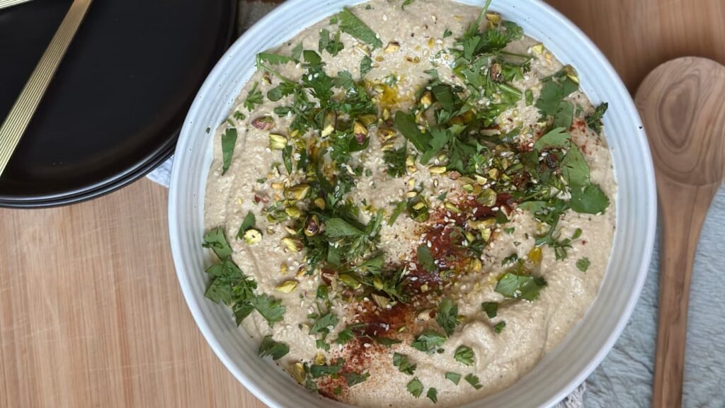 bowl of baba ganoush